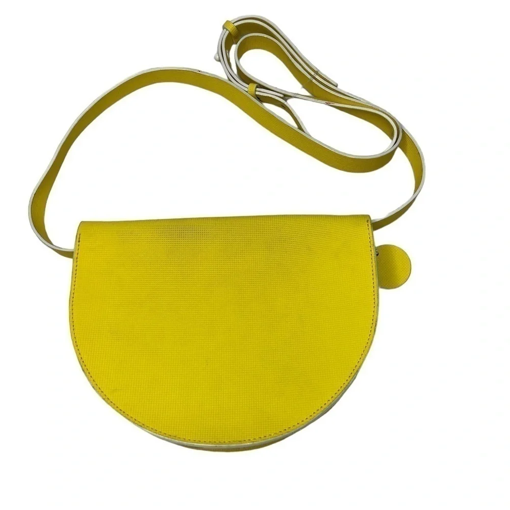 Kate Spade Saturday Half Circle Bag in Windowpane Leather